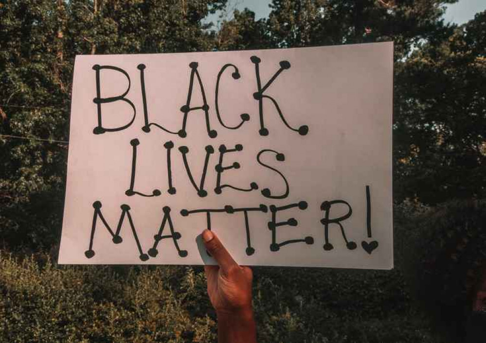 Police appeal for witnesses after racially aggravated criminal damage to Black Lives Matter display in Hitchin. CREDIT: Maria Oswalt via Unsplash