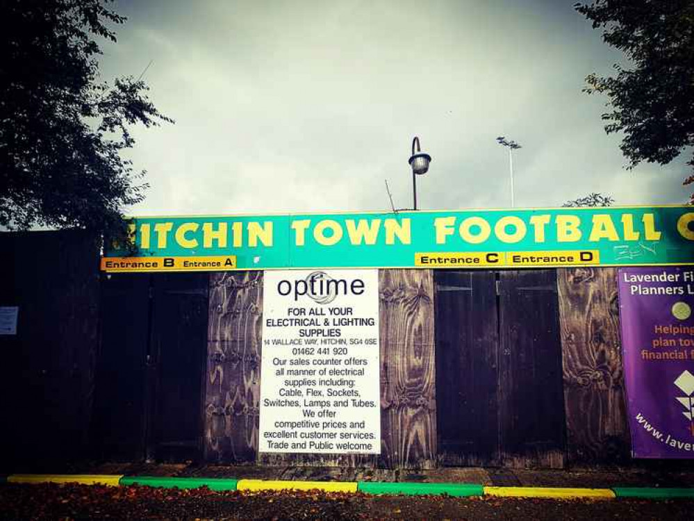 Hitchin Town FC confirm when football will return to Top Field after lockdown. CREDIT: @laythy29