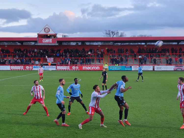 Stevenage 0-0 Southend United: Honours even in basement battle on the day fans return. CREDIT: @laythy29