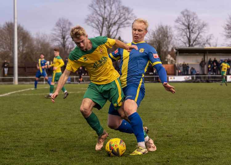 Hitchin Town 0-4 Peterborough Sports: Canaries FA Trophy dreams fade at Top Field. CREDIT: Peter Else