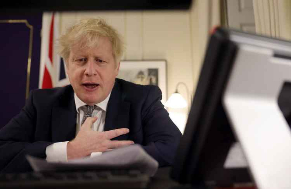 Boris Johnson to make TV address as further steps needed to combat Covid. CREDIT: @BorisJohnson Twitter account