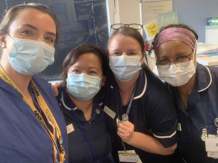 Lister Hospital Intensive Care Unit hails 'teamwork and camaraderie' of frontline staff during second wave of Covid. PICTURE: A few of the incredible staff who have helped ICU over the last few months. CREDIT: @ListerIUC Twitter account