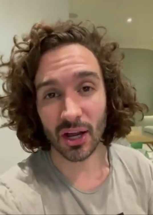 Joe Wicks sent his support to Hattie and the Belles