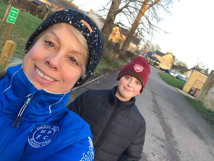 Celebrities have rallied to boost brave Hattie and Hitchin Belles fundraiser! PICTURE: A selection of Hitchin Belles on their runs and walks as part of their fundraiser!