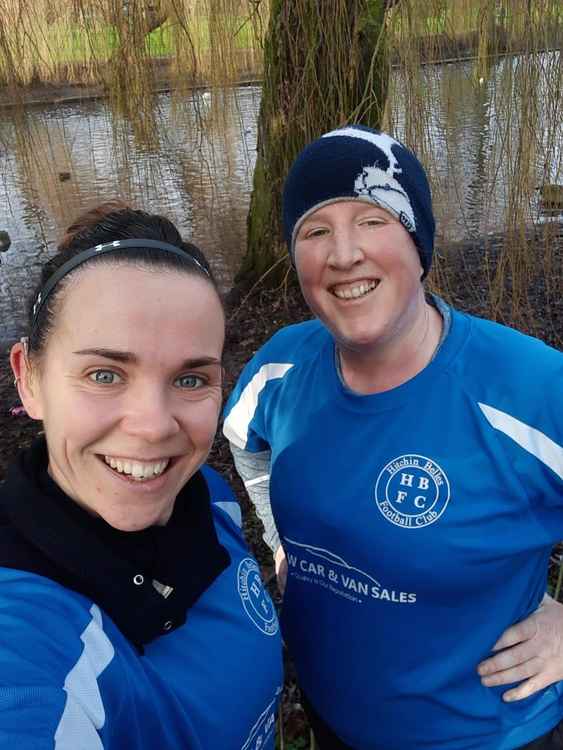 Celebrities have rallied to boost brave Hattie and Hitchin Belles fundraiser! PICTURE: A selection of Hitchin Belles on their runs and walks as part of their fundraiser!