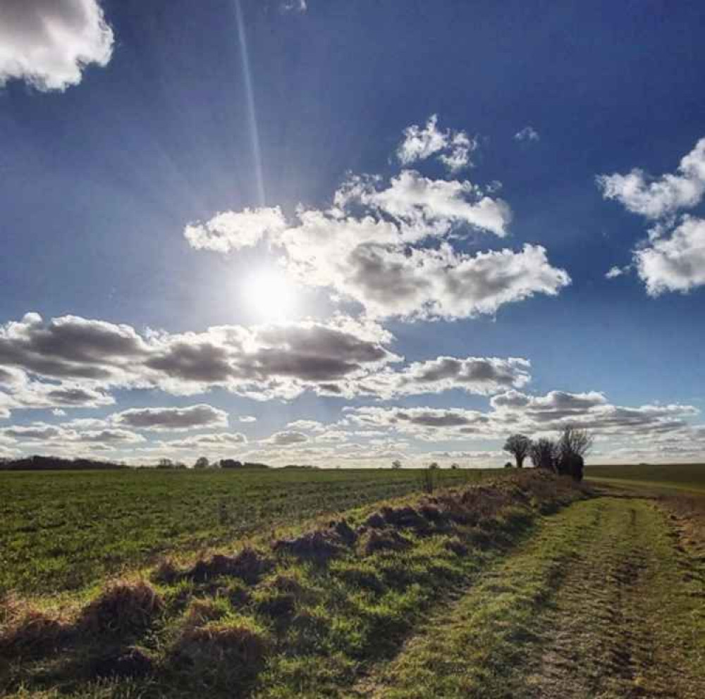 Hitchin: Warm and sunny weather cut short with freezing temperatures set to return. CREDIT: Sparky