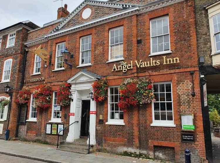 Find out reopening date of JD Wetherspoon's Angel Vaults beer garden in Hitchin. PICTURE: Angel Vault, Hitchin. CREDIT: Hitchin Nub News