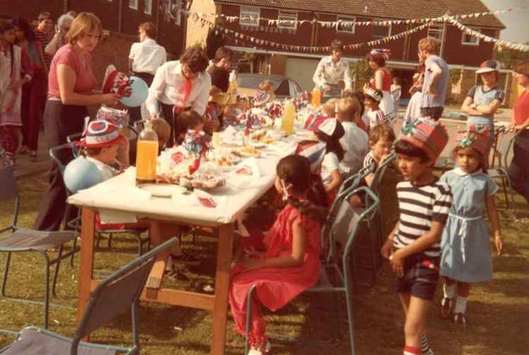 Celebrating the Royal Wedding in 1981. CREDIT: We are from Walsworth Hertfordshire.