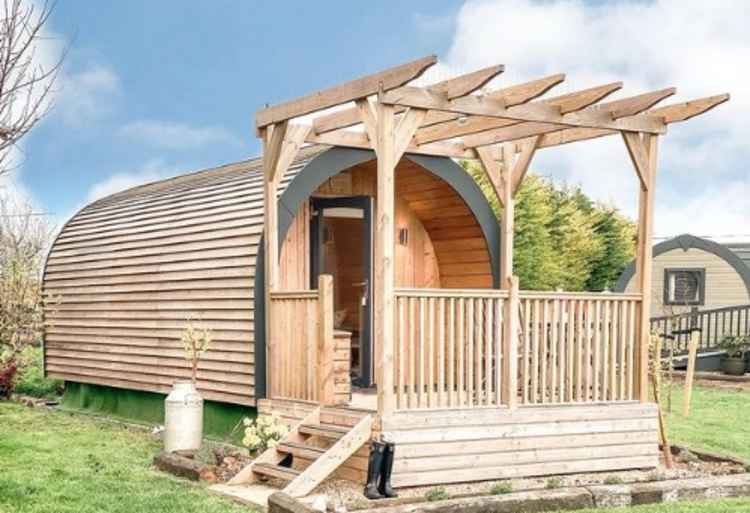 Could a similar glamping pod to this one be available in Hitchin soon? CREDIT: Almshoeglamping