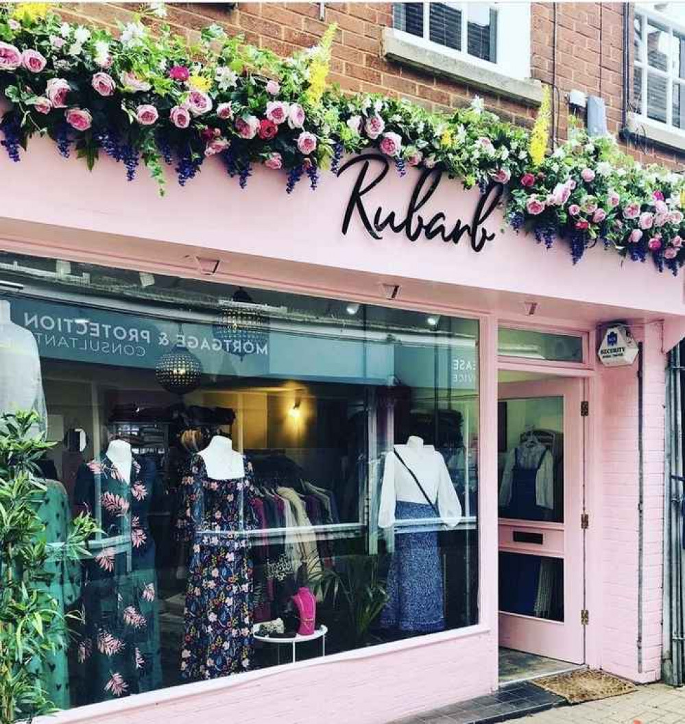 Popular Hitchin boutique: It feels good to be back! PICTUR: Rubarb boutique. CREDIT: Rubarb Instagram