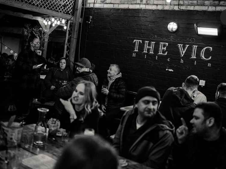 Hitchin pub hails brilliant staff as 'absolute ninjas' as loyal punters flock back as lockdown eases - GALLERY. CREDIT: @jpboardman via The Vic Instagram