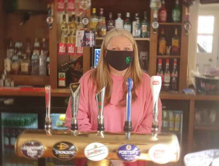 Hitchin: Have you tried the 'new Molly Malones' pub yet. PICTURE: Molly Malones hard-working new landlady Clare Waller. CREDIT: @HitchinNubNews