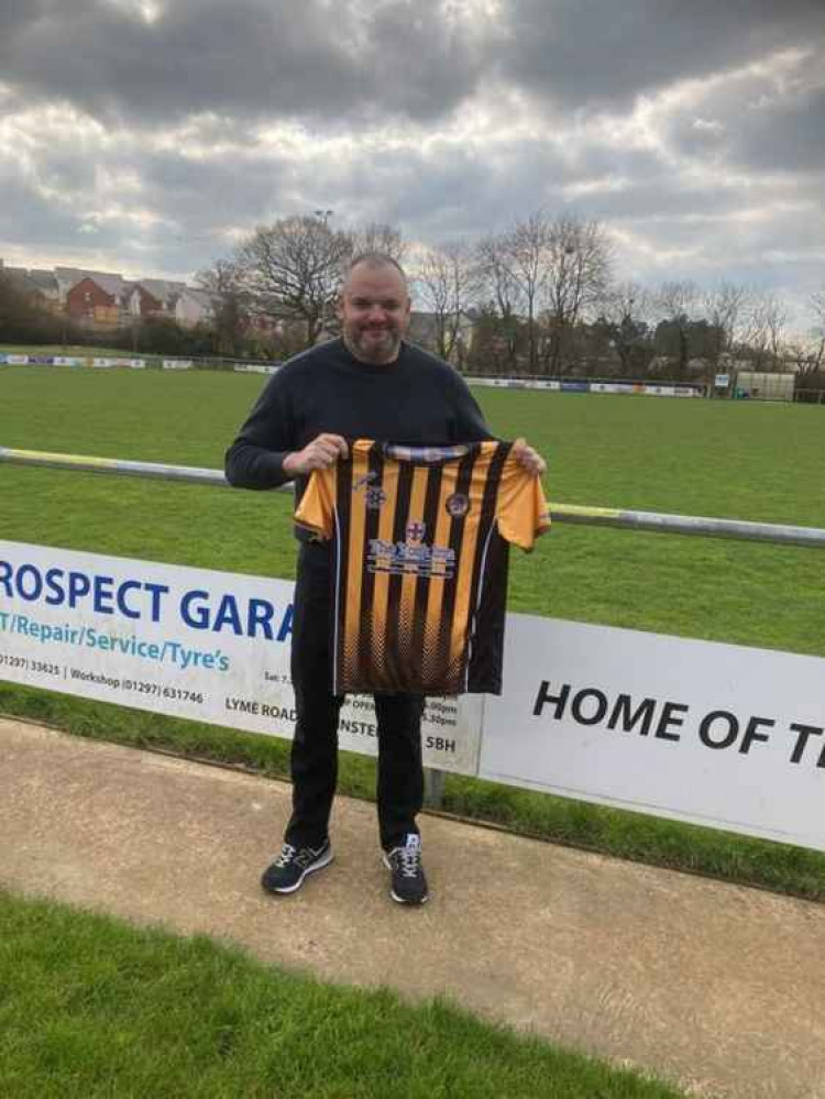 Axminster Town's new first team manager Dane Prettejohn who has impressed club officials managing Axminster Reserves