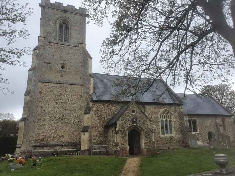 All Saints Church, Wilian. CREDIT: @HitchinNubNews