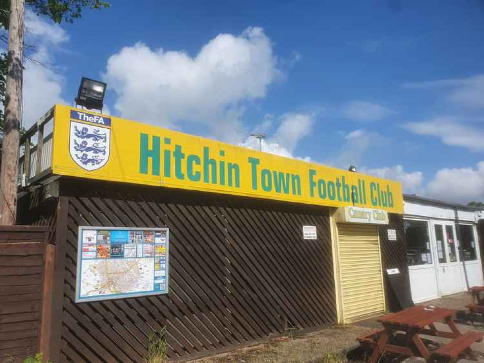 Hitchin Town FC pay warm tribute to the late Rose Wilkinson, joint bar manager. PICTURE: Hitchin Town FC. CREDIT: @laythy29