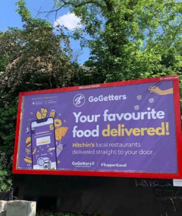 Hitchin: Saturday night takeaway? All signs point to GoGetters! PICTURE: Have you seen the new GoGetters sign in Hitchin? CREDIT: GoGetters Insta