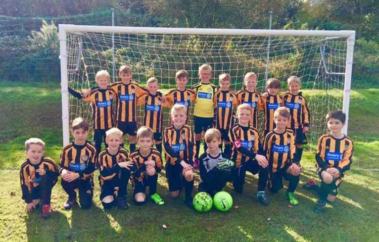 Axminster Town Youth Football Club were given a £200 donation