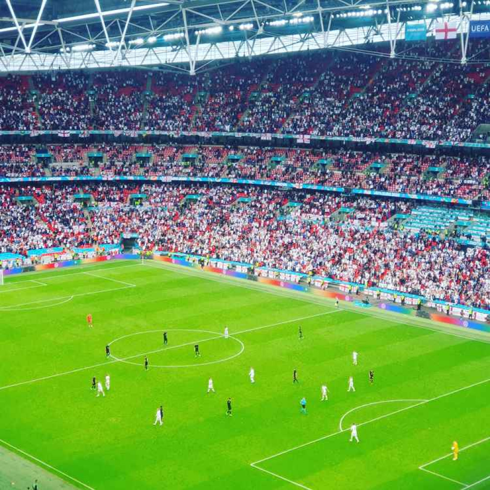 England vs Italy Euro 2020 final: Is your pub showing the big game - tell Hitchin about it via our What's On page! PICTURE: A shot of England beating 2-0 Germany at Wembley. CREDIT: @laythy29