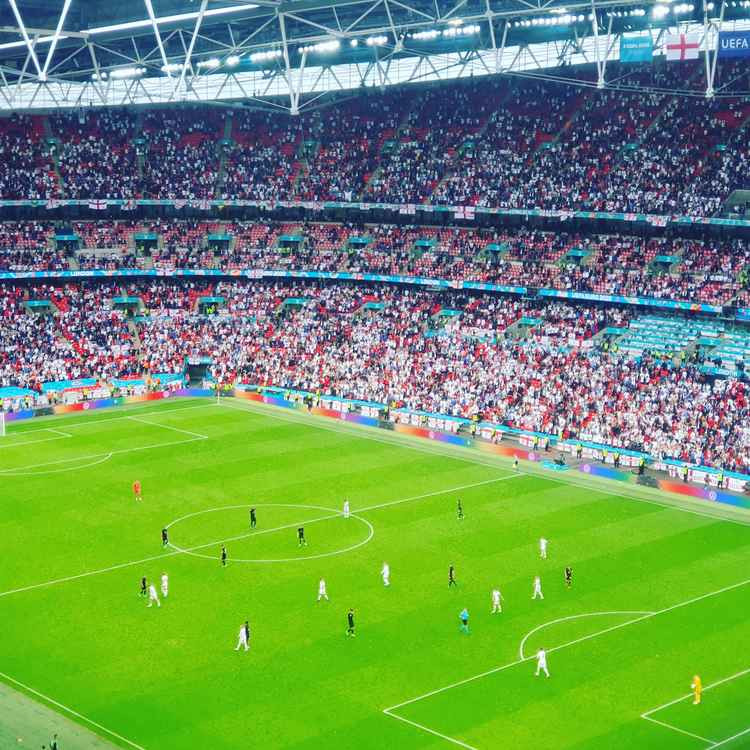 England vs Italy Euro 2020 final: Is your pub showing the big game - tell Hitchin about it via our What's On page! PICTURE: A shot of England beating 2-0 Germany at Wembley. CREDIT: @laythy29