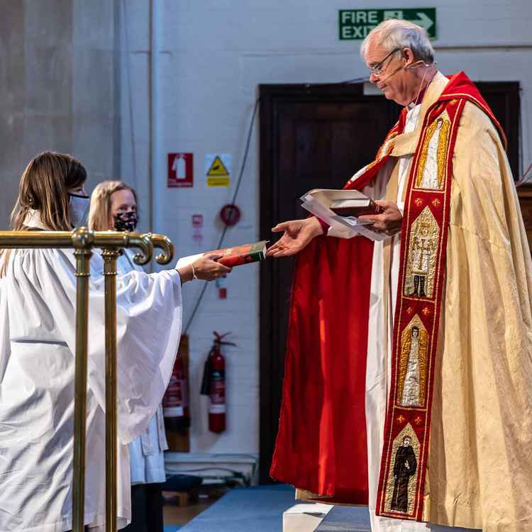 Martha Inch on her big day. PICTURE CREDIT: Nigel Pickett