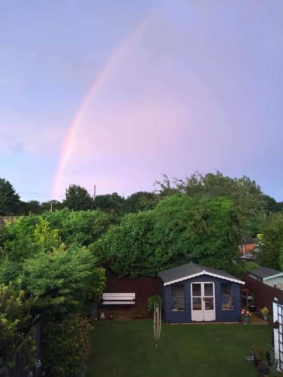 Hitchin: When it rains look for rainbows. CREDIT: Tracy Adams Moraleee