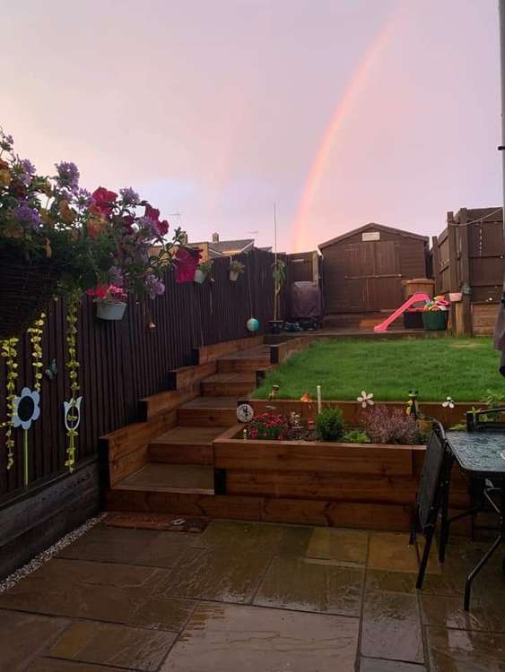 Hitchin: When it rains look for rainbows. CREDIT: Becky Miles