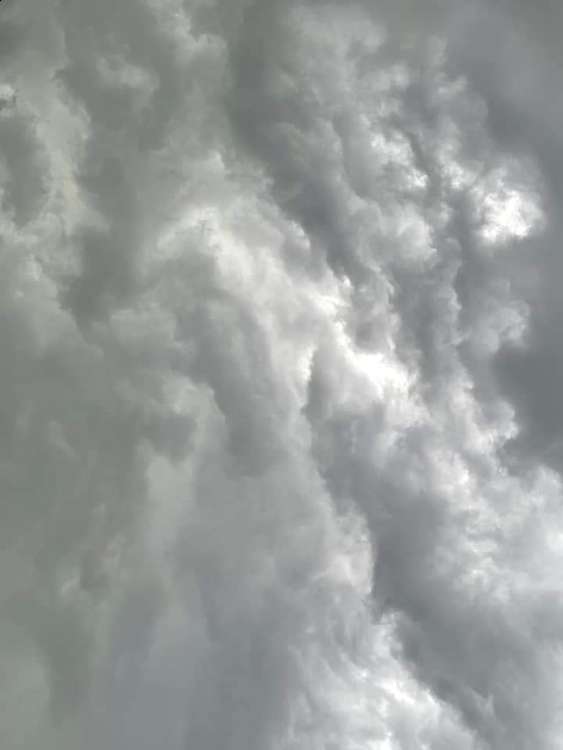 The calm before the storm. Foreboding clouds over Stotfold. CREDIT: Lulu H-g