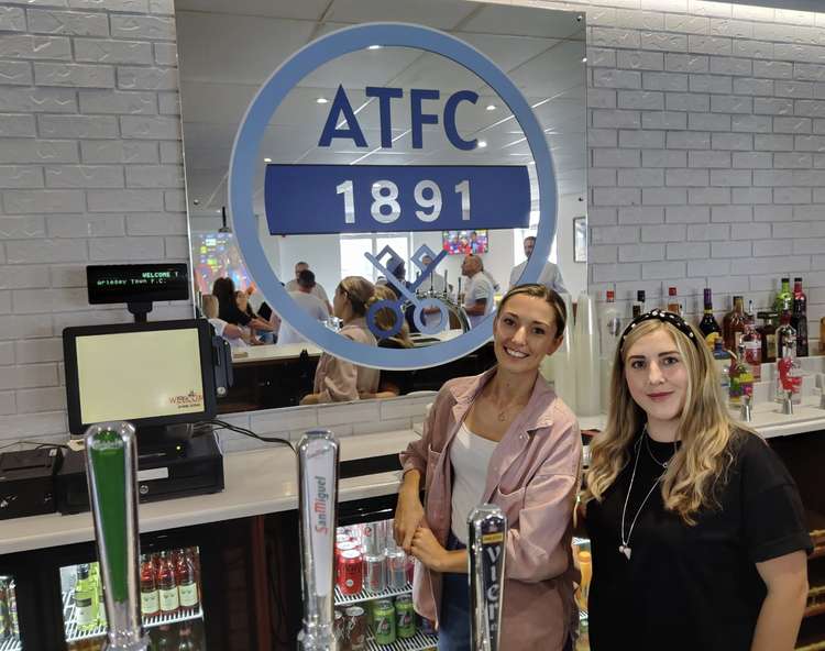 Arlesey Town hail loyal community for making new bar opening a huge success! PICTURE: The new bar in the clubhouse at New Lamb Meadow. CREDIT: Arlesey Town FC Twitter