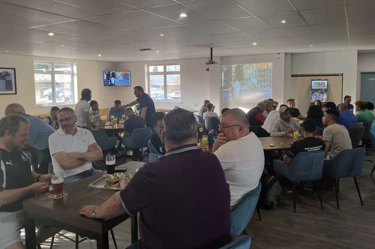 Arlesey Town hail loyal community for making new bar opening a huge success! PICTURE: The new bar in the clubhouse at New Lamb Meadow. CREDIT: Arlesey Town FC Twitter