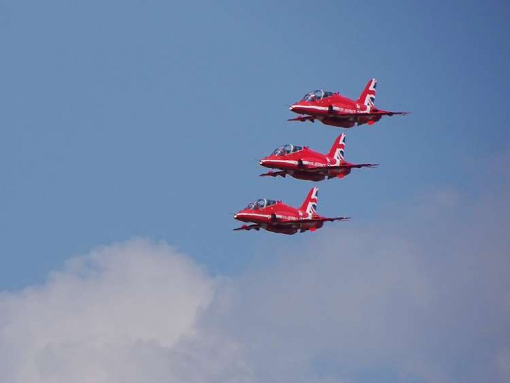 Hitchin: Red Arrows set to fly over our town - find out when! PICTURE: We can't wait for the Red Arrows to fly over our town! CREDIT: Belinda Fewings, Unsplash