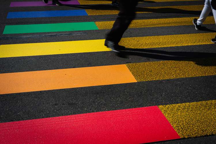 PICTURE: How a Rainbow Crossing could look in Hitchin. CREDIT: Unsplash