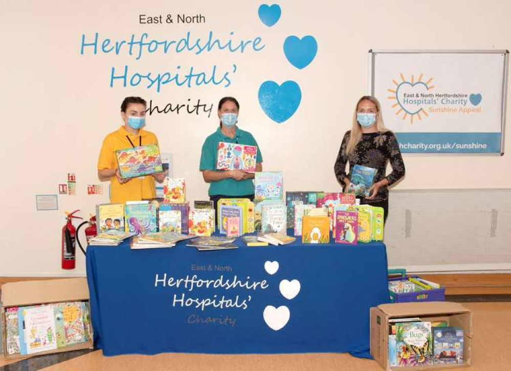 Lister Hospital receives £700 boost from kind bookseller to boost reading in children's wards. PICTURE: Kind bookseller Katie Luckett (right)