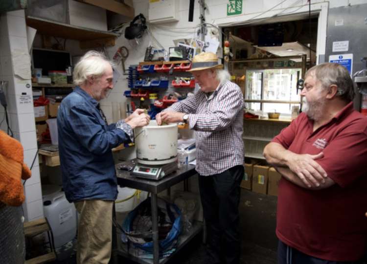 Phil Wheeler, Alan Clarke and Mick Docking