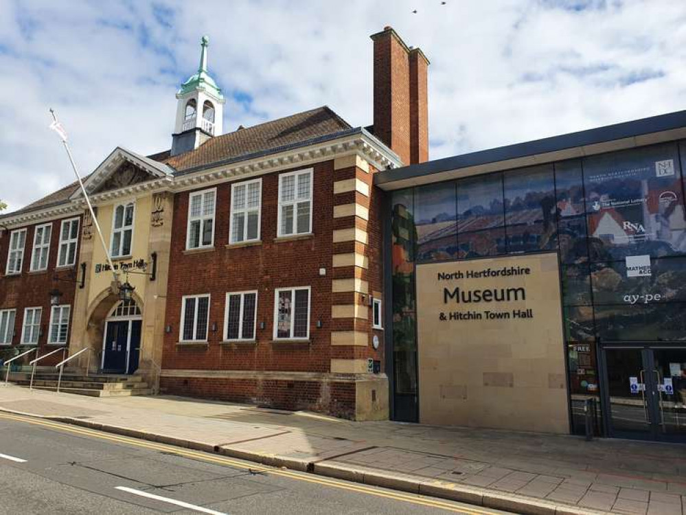 Hitchin: NHDC announce town centre car park charges hike - find out how much. PICTURE: NHDC's owned Hitchin Town Hall and North Herts Museum. CREDIT: @HitchinNubNews