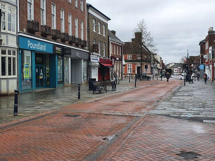 Hitchin: Anger rises over 'dark ages' car park hike that could lead to empty town centre. PICTURE: Hitchin High Street during lockdown. CREDIT: @HitchinNubNews