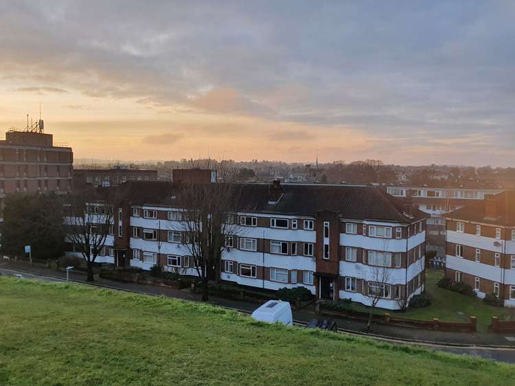 The view from Windmill Hill towards the direction of Garrison Court