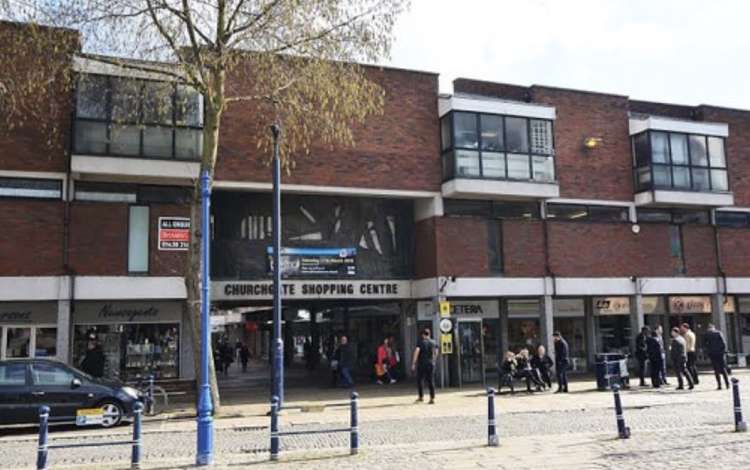 EXCLUSIVE: Hitchin town centre site Churchgate up for sale at £2.5m as property developers hover. PICTURE: Churchgate at the heart of Hitchin. CREDIT: Bim Afolami website