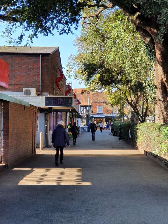 Churchgate borders onto St Mary's. CREDIT @HitchinNubNews