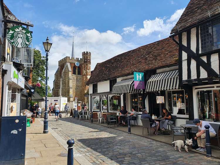 Don't forget the French Market is back in the centre of town this weekend. PICTURE: Hitchin's Market Place will be the site for the eagerly-awaited return of the French Market. CREDIT: @HitchinNubNews