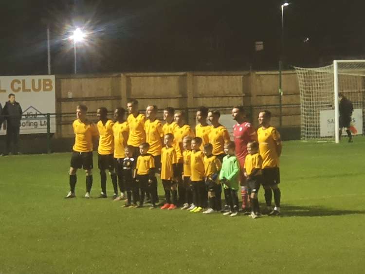 Brett Donnelly's Stotfold beat Rushden and Higham United 2-1 on a dramatic evening at New Roker Park. CREDIT: @laythy29