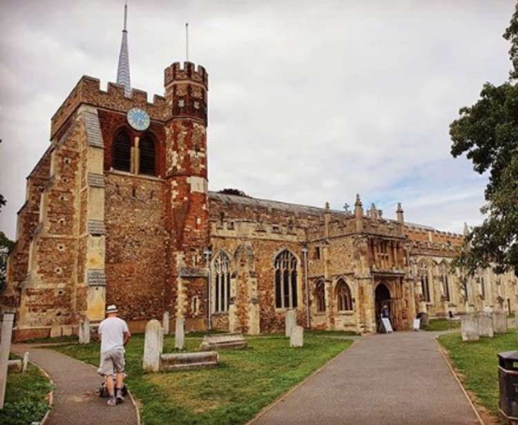 St Mary's Church. CREDIT: @HitchinNubNews