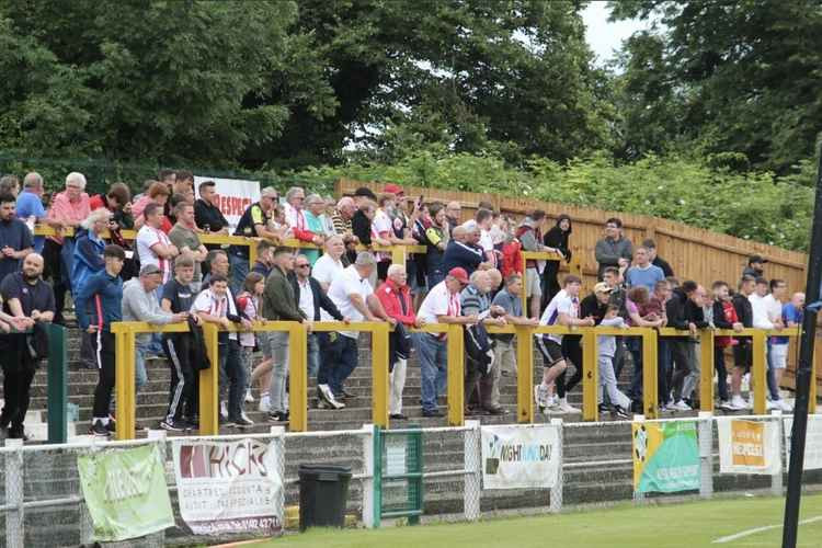 A bumper crowd of 761 turned out to watch the north Herts derby. PICTURE CREDIT: Stevenage FC