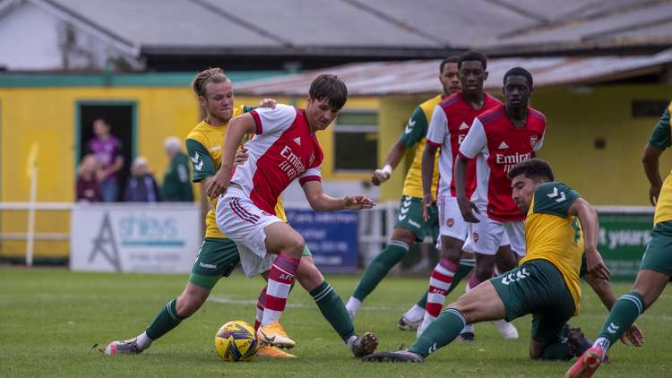 Hitchin Town 2-0 Arsenal U18 - Young Guns GALLERY. PICTURE CREDIT: PETER ELSE