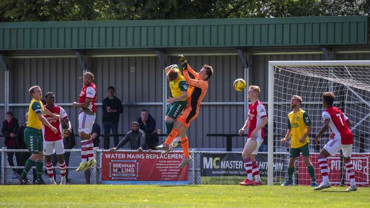 Hitchin Town 2-0 Arsenal U18 - Young Guns GALLERY. PICTURE CREDIT: PETER ELSE