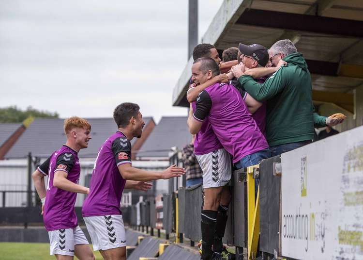 Hednesford Town 2-2 Hitchin Town: Improved Canaries show character to grab hard-fought point. CREDIT: PETER ELSE