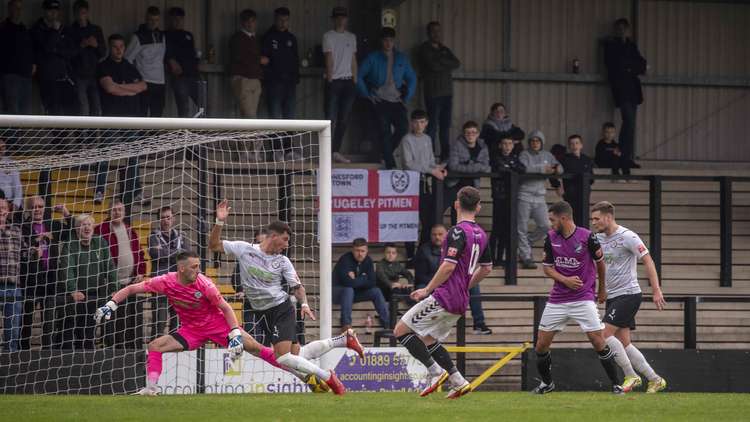 Hednesford 2-2 Hitchin Town: Improved Canaries show character to grab hard-fought point. CREDIT: PETER ELSE