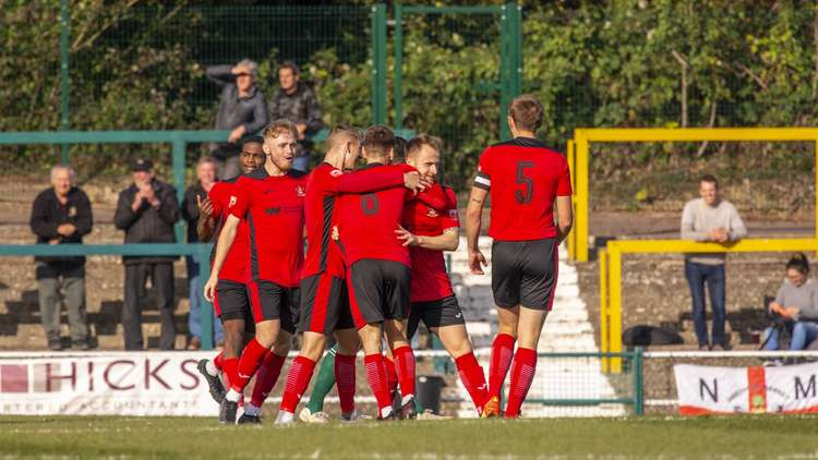 Hitchin Town 1-6 Needham Market: No tonic for struggling Canaries just a Suffolk Punch. CREDIT: Peter Else