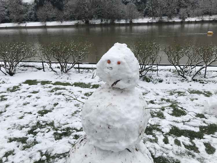 Another work of art on the river at Brentford Dock