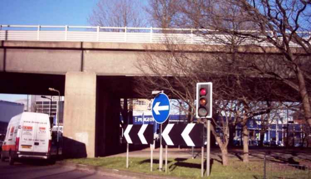 The flyover was opened in 1958