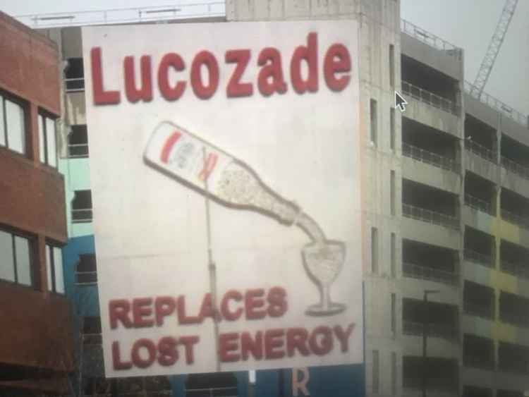 How the Lucozade sign could look Pic: John Dale